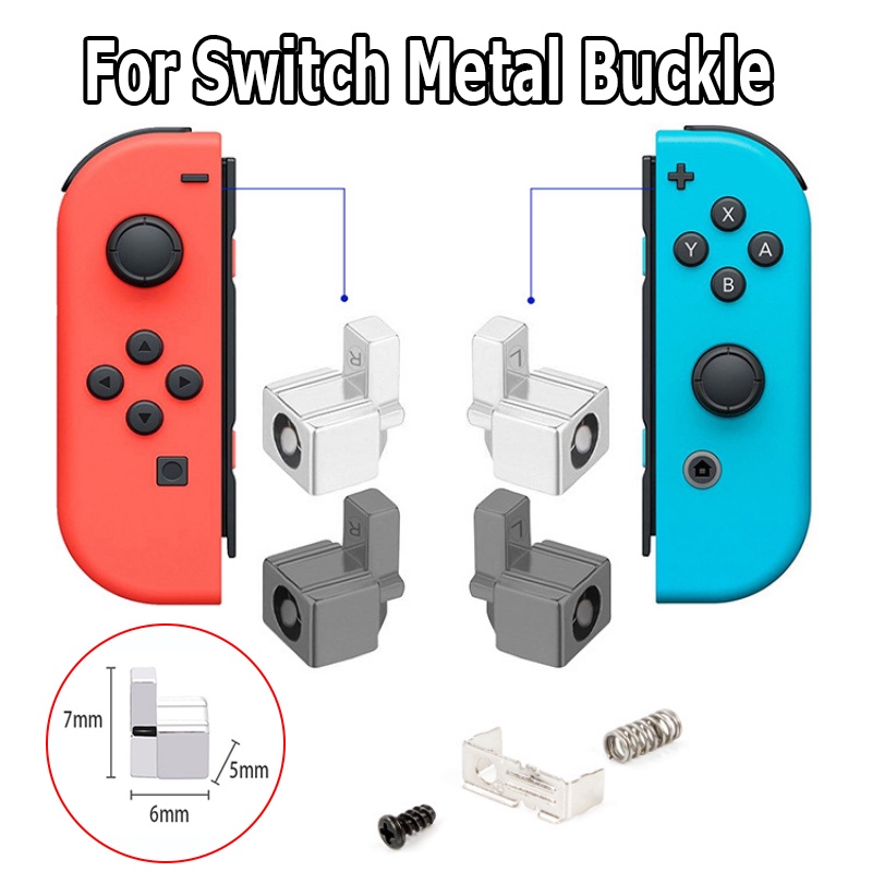 อุปกรณ์เสริมหัวเข็มขัดโลหะ สําหรับ Nintendo Switch JoyCon