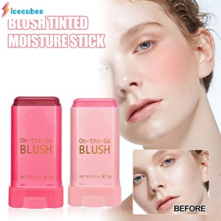 Eelhoe Blush Stick Vitality Smooth Blush Cream Repairing Rouge Blush Cream ICECUBES