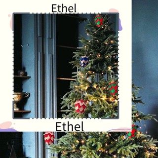 Ethel1 กรวยสน สําหรับตกแต่งต้นคริสต์มาส DIY 3 ชิ้น ต่อถุง