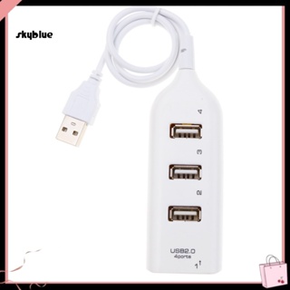 [Sy] อะแดปเตอร์ฮับ USB 20 4 พอร์ต ความเร็วสูง สําหรับคอมพิวเตอร์ แล็ปท็อป PC