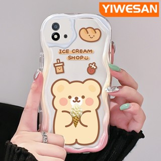 เคสใส แบบนิ่ม ลายการ์ตูนหมี กันกระแทก สําหรับ Realme C20 C20A C11 2021 C11 2020 Narzo 50i