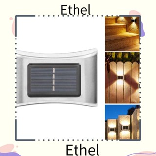 Ethel1 โคมไฟติดผนัง พลังงานแสงอาทิตย์ โคมไฟโรงรถ โคมไฟสนามหญ้า โคมไฟวิว บันได