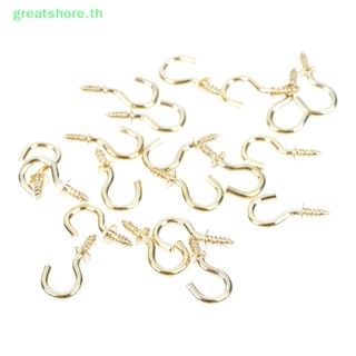 Greatshore ตะขอแขวนเสื้อโค้ท ทองเหลือง 1/2 นิ้ว คุณภาพสูง 20 ชิ้น