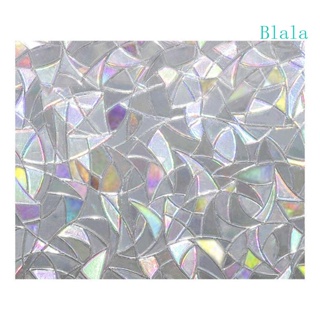 Blala สติกเกอร์ฟิล์มติดกระจกหน้าต่าง 3D มีกาวในตัว ป้องกันรังสียูวี