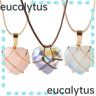 Eucalytus1 สร้อยคอโซ่ จี้รูปหัวใจ เครื่องประดับแฟชั่น สําหรับตุ๊กตาบาร์บี้ DIY