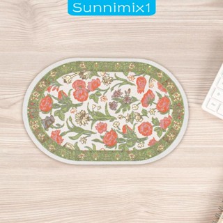 [Sunnimix1] พรมปูพื้น สไตล์ตุรกีวินเทจ สําหรับบ้านตุ๊กตา 1/12