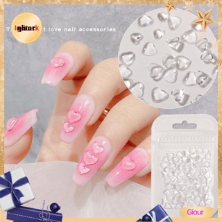 Giaurz เครื่องประดับตกแต่งเล็บ พื้นแบน สําหรับตกแต่งบ้าน 100 ชิ้น