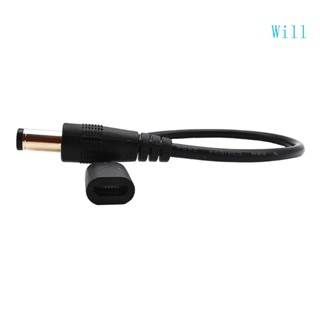 Will สายเคเบิลอะแดปเตอร์พาวเวอร์ซัพพลาย Micro USB 5pin ตัวเมีย DC 22AWG 7 9 นิ้ว