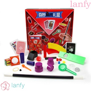 Lanfy ชุดพร็อพมายากลเรียบง่าย พร้อมคู่มือการใช้งาน พร้อมคู่มือการใช้งาน ชุดมายากล สําหรับเด็ก ชุดกล่องคลาสสิก กิมมิกการ์ด ของเล่นสําหรับเด็ก