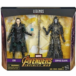 Hasbro ของแท้ โมเดลฟิกเกอร์ Marvel Legends Loki General of the Dead Two-Person สําหรับตกแต่งบ้าน