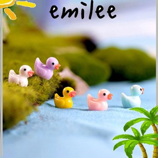 Emilee ตุ๊กตาเป็ดสีเหลืองน่ารัก ขนาดเล็ก สําหรับตกแต่งบ้านตุ๊กตา 50 ชิ้น