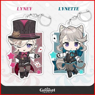 พวงกุญแจอะคริลิค จี้การ์ตูนอนิเมะ Lynette Lyney น่ารัก สําหรับห้อยกระเป๋า