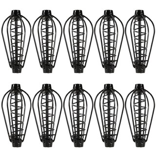 10pcs 25g Carp Fishing Feeder Bait Cage Black Spring Sinker Swim Fish Tackle