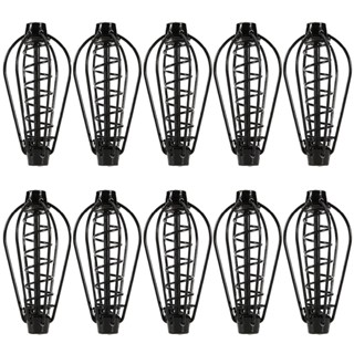 10pcs 25g Carp Fishing Feeder Bait Cage Black Spring Sinker Swim Fish Tackle