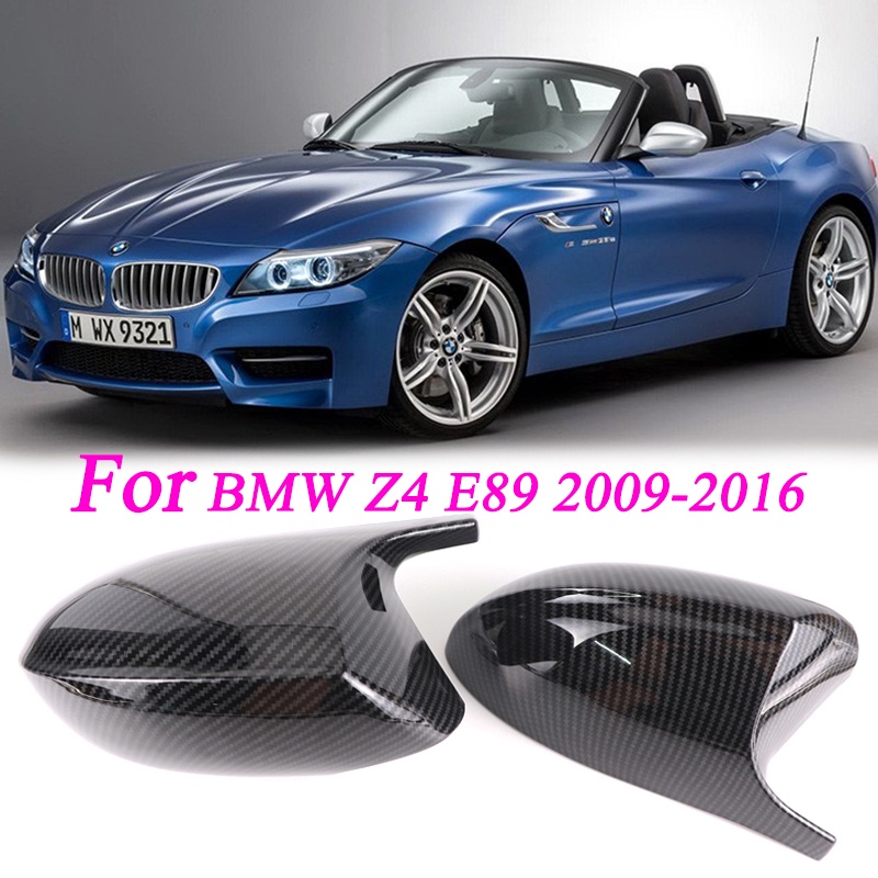 Ly ฝาครอบกระจกมองหลังรถยนต์ สีดําเงา สําหรับ BMW E89 Z4 Convertible 2009-2016 CEXV