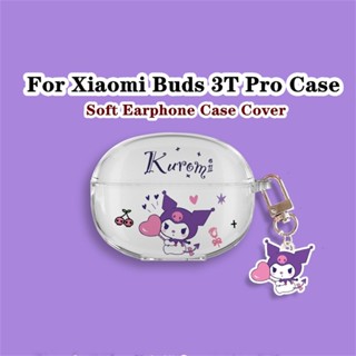 【ของแท้】เคสหูฟังนิ่ม แบบใส ลายการ์ตูนกระต่าย ดาว สร้างสรรค์ สําหรับ Xiaomi Buds 3T Pro 3T Pro