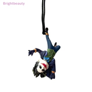 Brightbeauty จี้ฟิกเกอร์กระจกมองหลัง รูปตัวตลก The Joker สําหรับแขวนตกแต่งภายในรถยนต์ TH