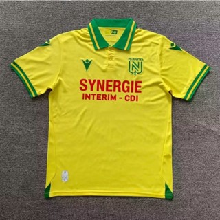 เสื้อกีฬาแขนสั้น ลายทีมชาติฟุตบอล Nantes 23-24 Nantes Home Jersey S-XXL ชุดเหย้า แห้งเร็ว AAA สําหรับผู้ชาย