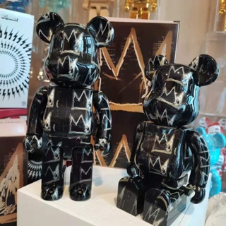 ฟิกเกอร์หุ่นยนต์หมี Joiint Gear Bearbrick The 8th Generation Robot Jean-Michel Basquiat Be@rbrick ขนาด 28 ซม. 400% สําหรับตกแต่งบ้าน