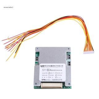 ✿ บอร์ดป้องกันแบตเตอรี่อัพเกรด BMS PCB สําหรับ 13 Series 48V 60A Houdseho