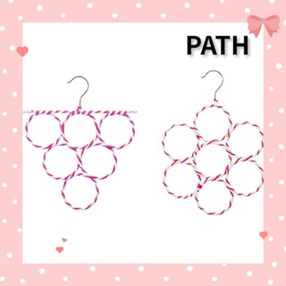 Path ตะขอแขวนผ้าพันคอ แบบหวาย โลหะ ทนทาน