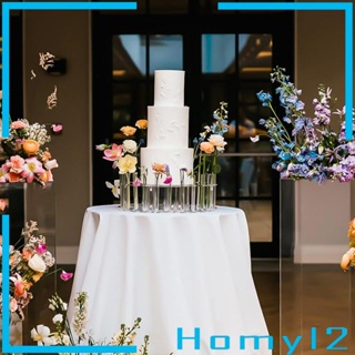 [HOMYL2] ชั้นวางเค้กอะคริลิคใส ทรงกลม สําหรับวางคัพเค้ก ขนมหวาน เค้ก วันครบรอบ งานแต่งงาน