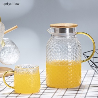 Qetyellow แก้วน้ําทนความร้อน พร้อมหูจับ สําหรับใส่เครื่องดื่ม ชา นม ใช้ในครัวเรือน