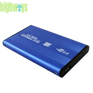 [highways.th] กล่องฮาร์ดดิสก์ภายนอก USB 2.0 SATA อะลูมิเนียมอัลลอย ขนาด 2.5 นิ้ว