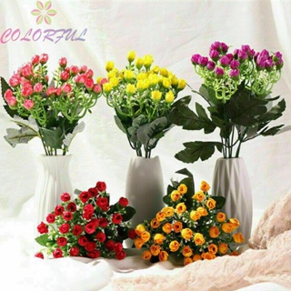 【COLORFUL】Artificial Flower Weddings 27cm In Height 36 Heads A Bunch Any Celebration