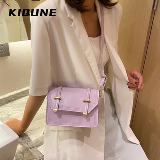 KIQUNE   กระเป๋าสะพาย ข้าง กระเป๋าผู้หญิงสะพายข้าง 2023 new   Chic High quality รุ่นใหม่ Korean Style L91TPVT 37Z230910