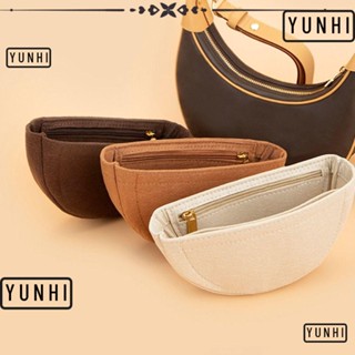 LV Yunhi กระเป๋าถือ กระเป๋าเครื่องสําอาง ลายดวงจันทร์ เรียบง่าย สําหรับเดินทาง