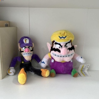 ของเล่นตุ๊กตานุ่ม รูปการ์ตูน Super Mario Waluigi Luigi Wario สีม่วง เหมาะกับของขวัญวันเกิดคริสต์มาส