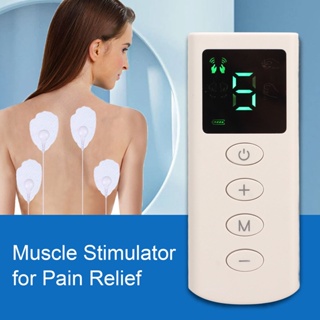 Zhongcheng Tec 4 Modes Compact Muscle Stimulator for Pain Relief 9 Intensity Electronic Pulse Massager with 8 Pads Storage Bag