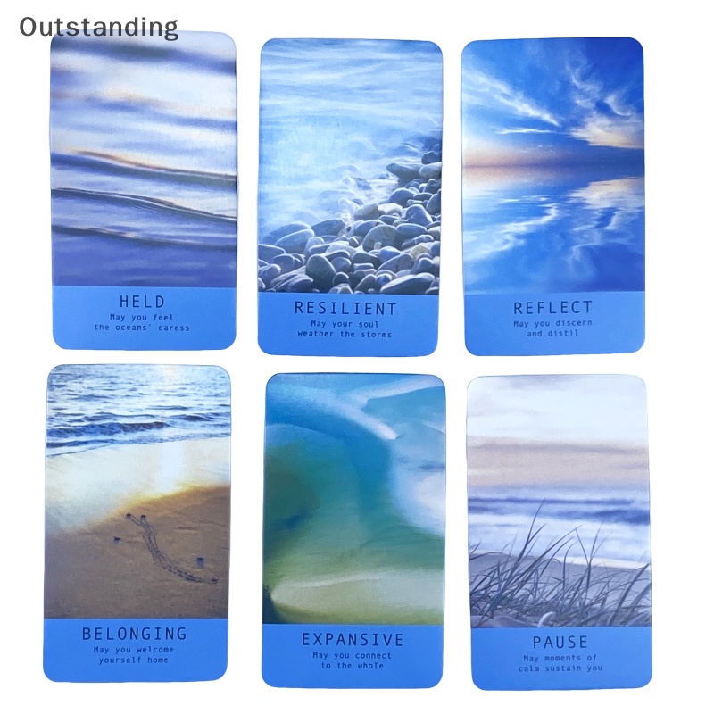 Outstanding Sea Soul Journeys ไพ่ทาโรต์ ไพ่ทาโรต์ เกมกระดาน สําหรับครอบครัว ผู้เริ่มต้น