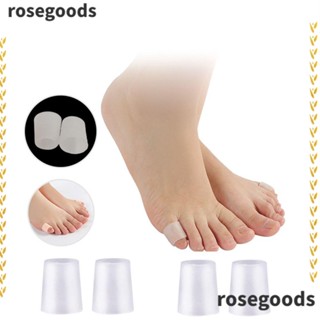 Rosegoods1 ปลอกเจลซิลิโคน ป้องกันนิ้วเท้า บรรเทาอาการปวดนิ้วเท้า