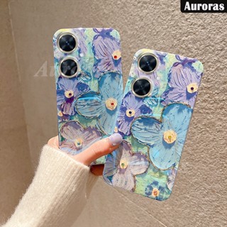 เคสโทรศัพท์มือถือ ปิดด้านหลัง ลายภาพวาดสีน้ํามัน รูปดอกไม้ หลากสี สําหรับ VIVO Y36 Y27 Y27 4G 5G