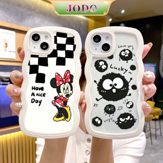 เคสโทรศัพท์มือถือ ซิลิโคนนิ่ม TPU กันฝุ่น กันกระแทก ลายเอลฟ์ มินนี่เมาส์ 2 In 1 สําหรับ iPhone 14 13 12 11 Promax 6 6S 7 8 Plus X XR XSMax SE