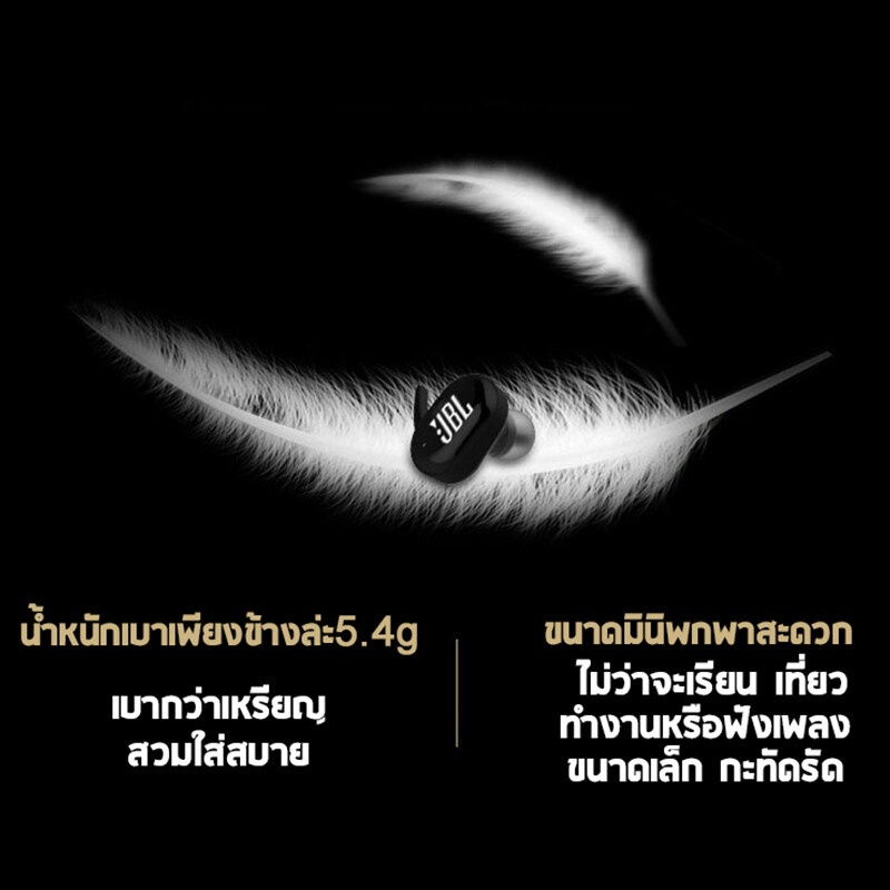 หูฟังแบบสอดหู หูฟังออกกำลังกาย TWS-4บลูทูธไร้สายพร้อมไมโครโฟน Mini Wireless Earbuds Earphones Bluetooth 5.0 Headsets