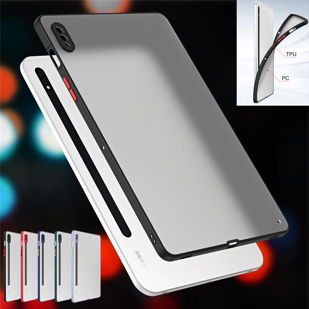 เคสโทรศัพท์มือถือแบบนิ่ม TPU กันกระแทก สําหรับ Samsung Galaxy Tab S7 FE S7 Plus S8 Plus 12.4 นิ้ว SM-T730 T736B T970 X800 X806