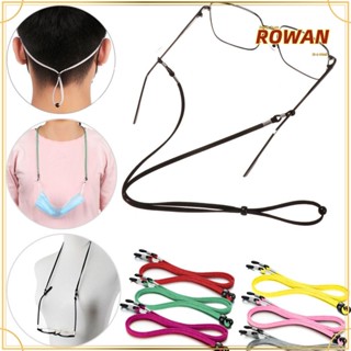 Rowans สายคล้องคอหนัง ยืดหยุ่นสูง ปรับได้ สําหรับใบหน้า