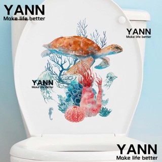 Yann1 สติกเกอร์ติดผนัง มีกาวในตัว ทนทาน สําหรับตกแต่งบ้าน ห้องน้ํา 3 ชิ้น