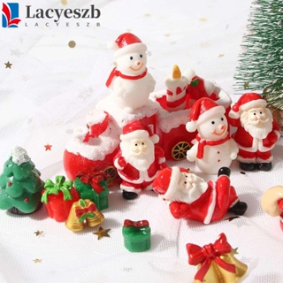 Lacyeszb ตุ๊กตาหิมะเรซิ่น ขนาดเล็ก 1 ชิ้น สําหรับตกแต่งคริสต์มาส