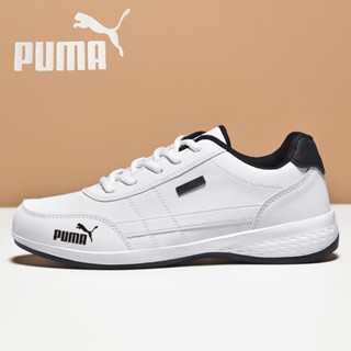 รองเท้าผ้าใบลําลอง หนัง PUMA กันลื่น น้ําหนักเบา สําหรับผู้ชาย ไซซ์ 38-48