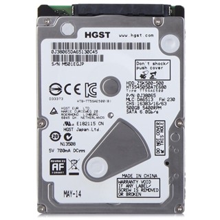 ฮาร์ดไดรฟ์โน้ตบุ๊ก Hitachi HGST 500G 5400 ถึง 8M 2023 HTS545050A7e680 HCU7