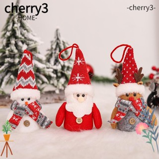 Cherry3 ตุ๊กตาโดนัท เรืองแสง น่ารัก สําหรับตกแต่งปาร์ตี้คริสต์มาส 2 ชิ้น