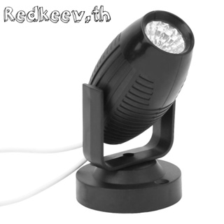 Redkeev™ ไฟสปอตไลท์ LED 85-265V หมุนได้ 360 องศา สีดํา สําหรับเวที บาร์ ปาร์ตี้ KTV