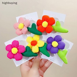 [highbuying] กิ๊บติดผม ลายดอกไม้น่ารัก สไตล์เกาหลี สีแคนดี้ หวานแหวว เครื่องประดับผม สําหรับเด็กผู้หญิง ใหม่ พร้อมส่ง