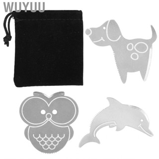 Wuyuu Guasha  Board  Rounded Edges Gua Sha Portable with Storage Bag for Sports Trainer Therapist