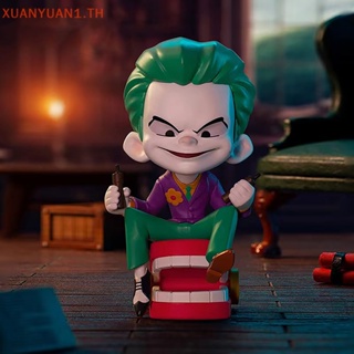 Xuan กล่องสุ่ม โมเดลฟิกเกอร์ Gotham City Series BATMAN HARLY QUINN JOKER JUSTICE LEAGUE Kawaii