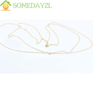 Somedayzl เครื่องประดับ ใหม่ มีเสน่ห์ ผู้หญิง สายรัด ชายหาด หน้าท้อง บิกินี่ ครอสโอเวอร์ ดาว